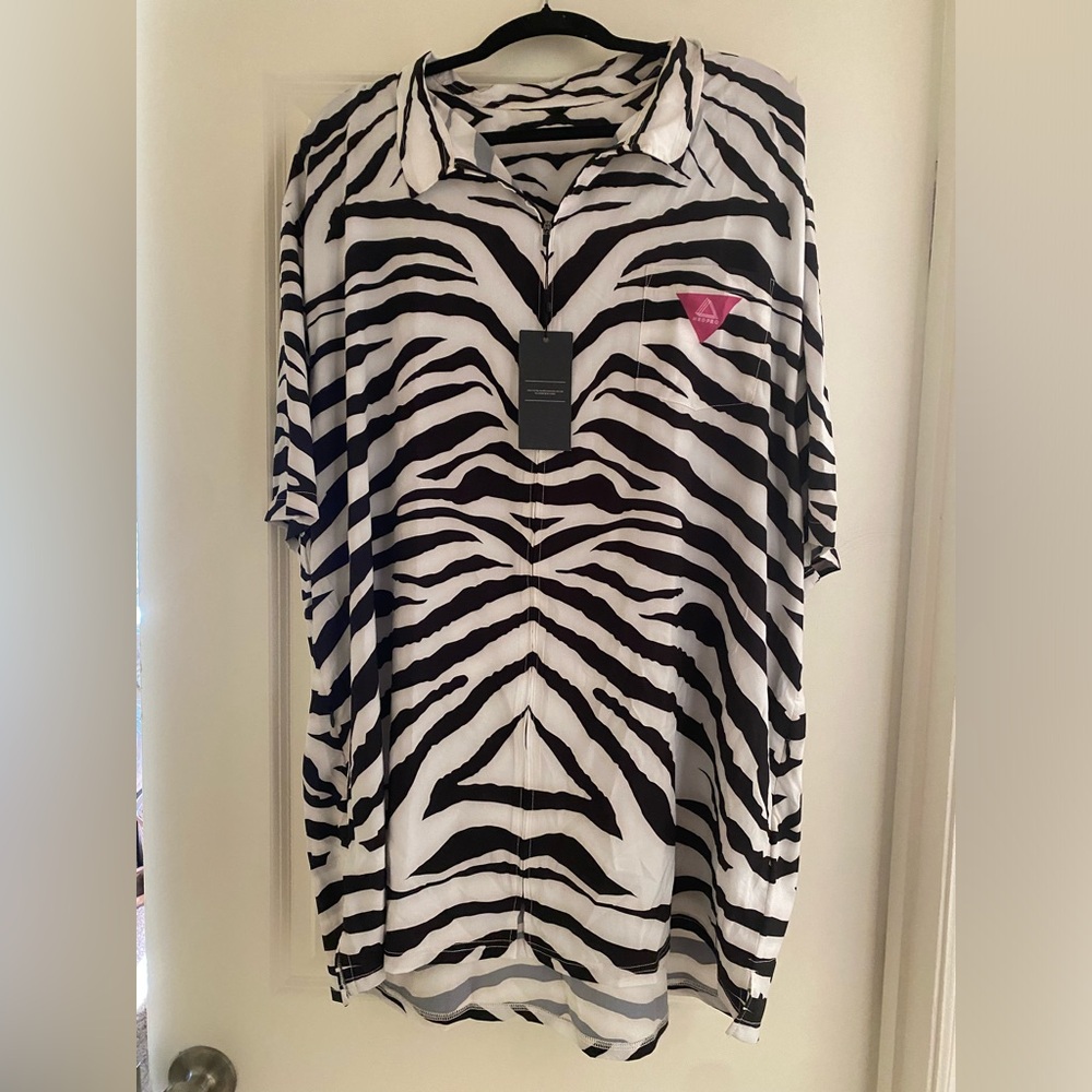 Zebra Print NeoPro Gravel Cycling Jersey